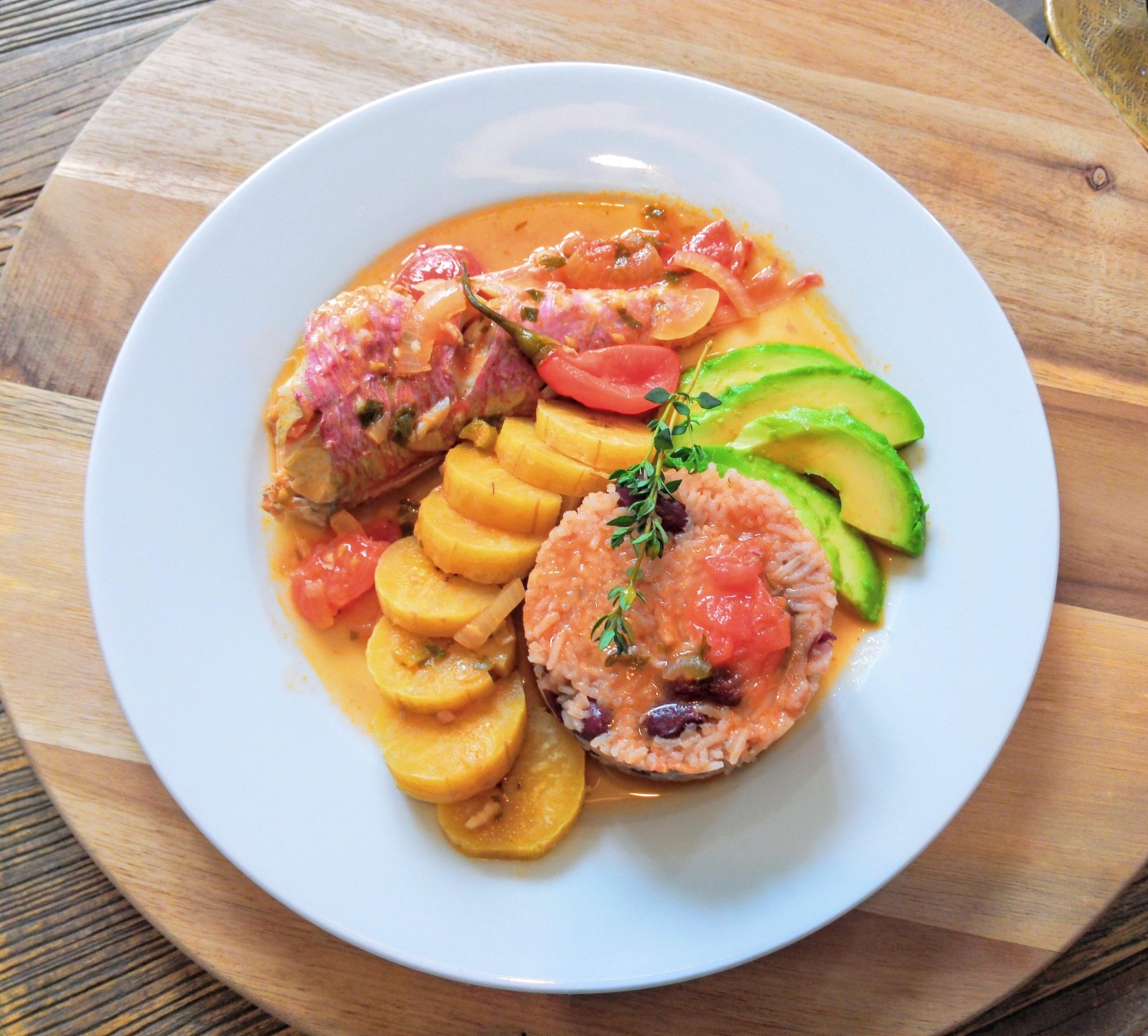 court bouillon de poisson des Antilles