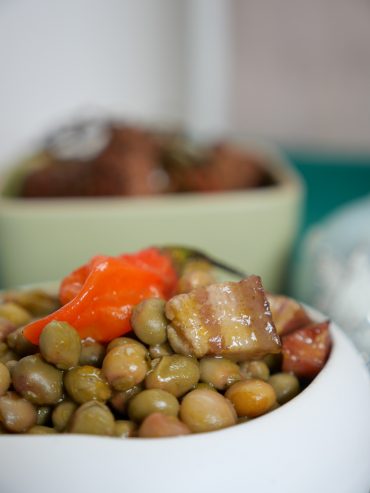 traditionnels pois d'angole de Noël aux Antilles