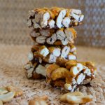 Confiserie à base de noix de cajou et de caramel