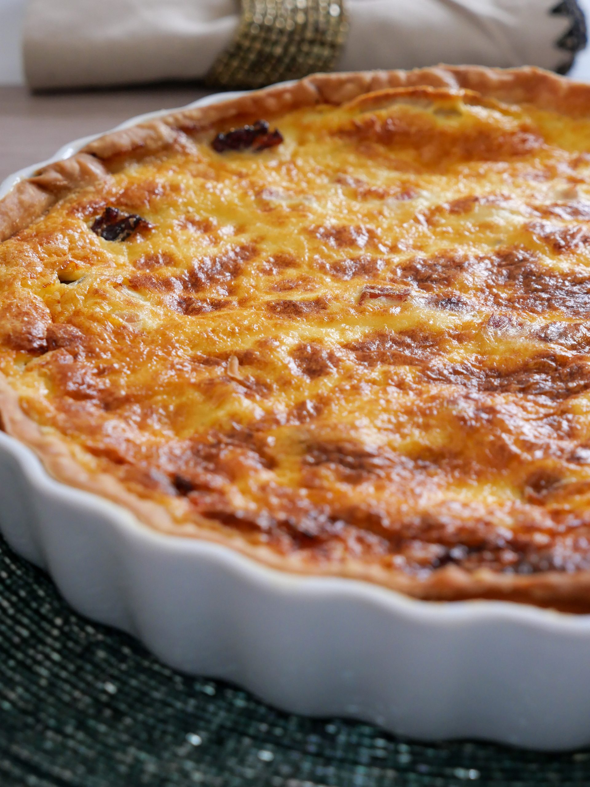 Quiche au jambon de Noël