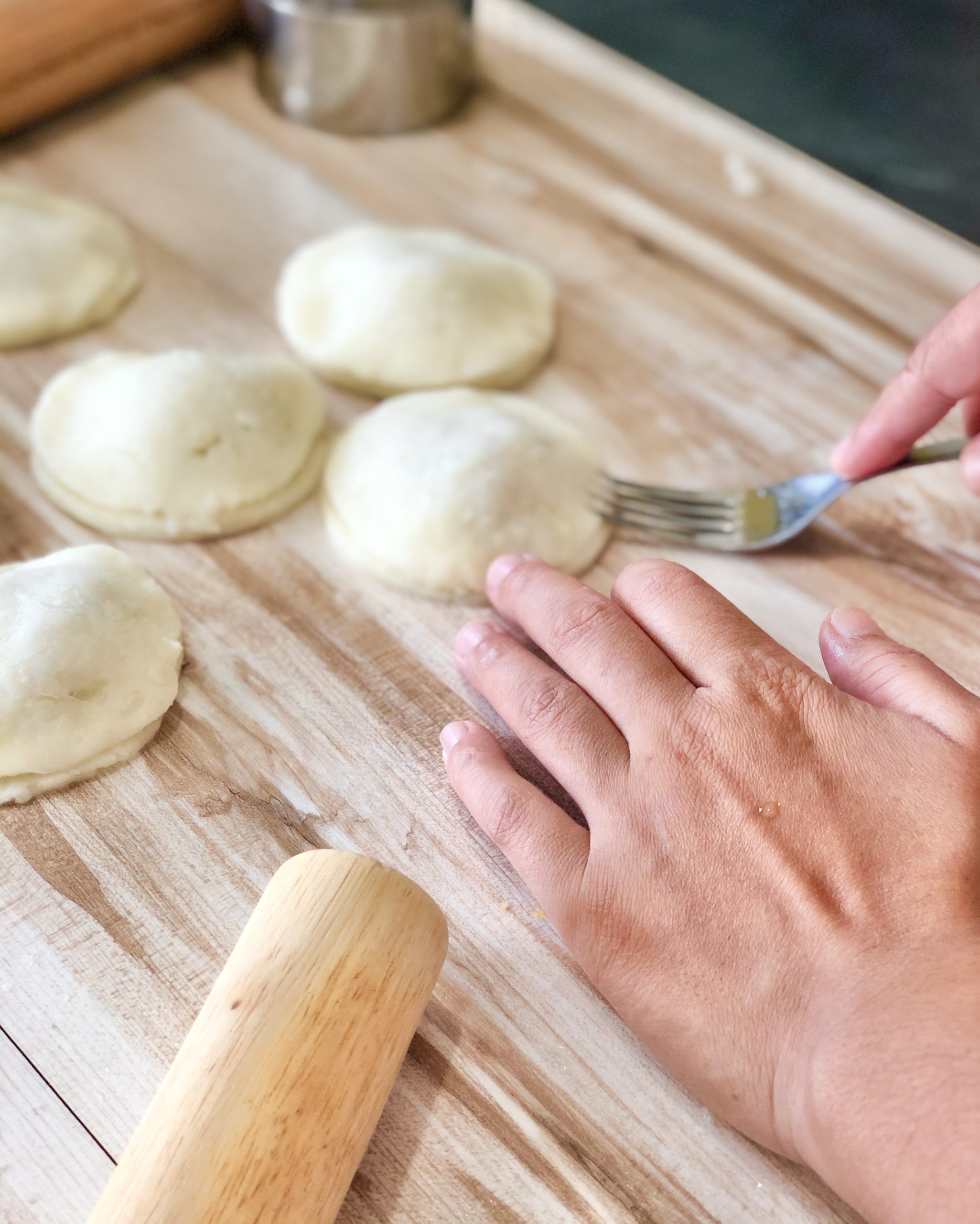 fermeture des pâtés