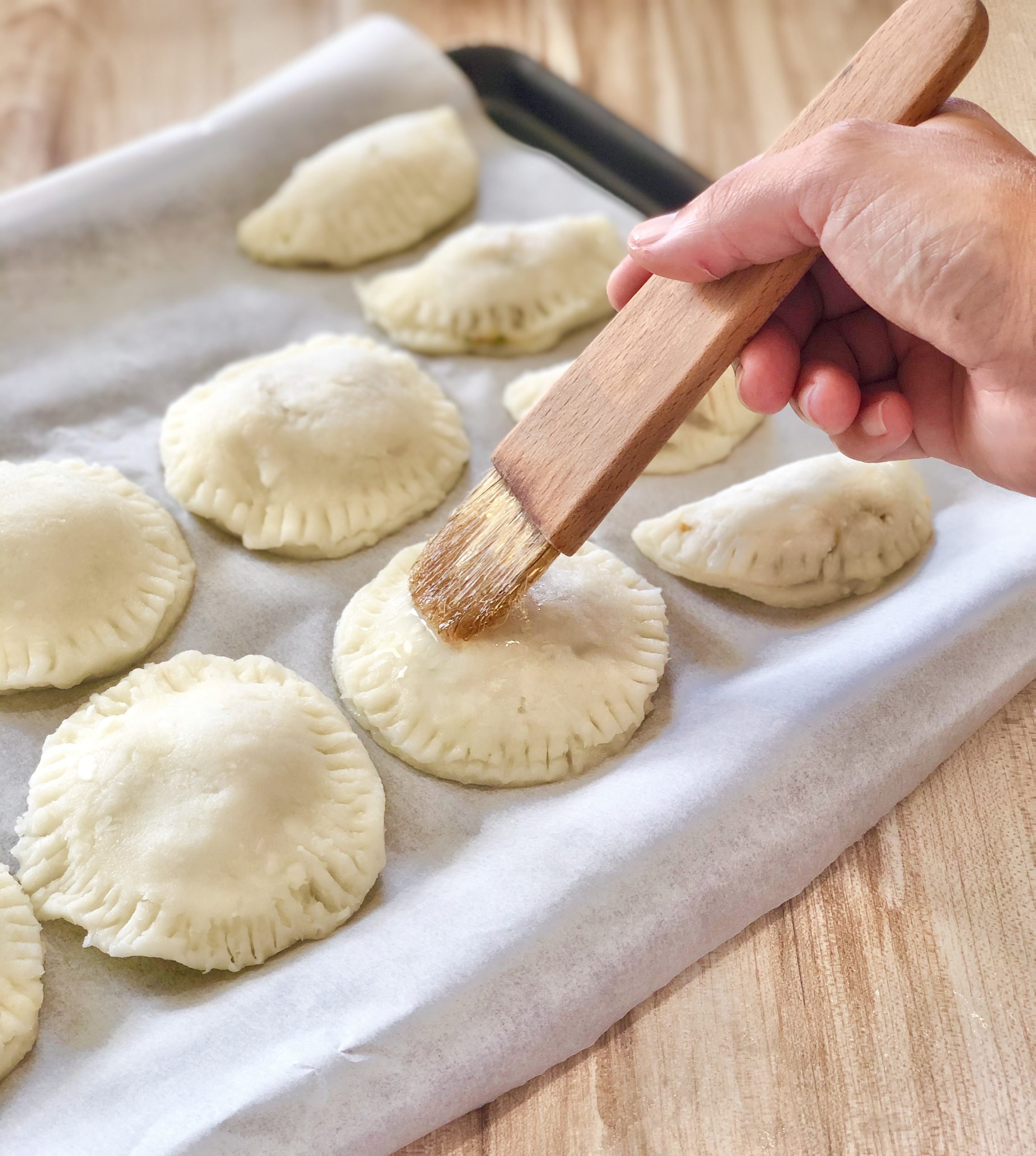 Badigeonner de jaune d'oeuf