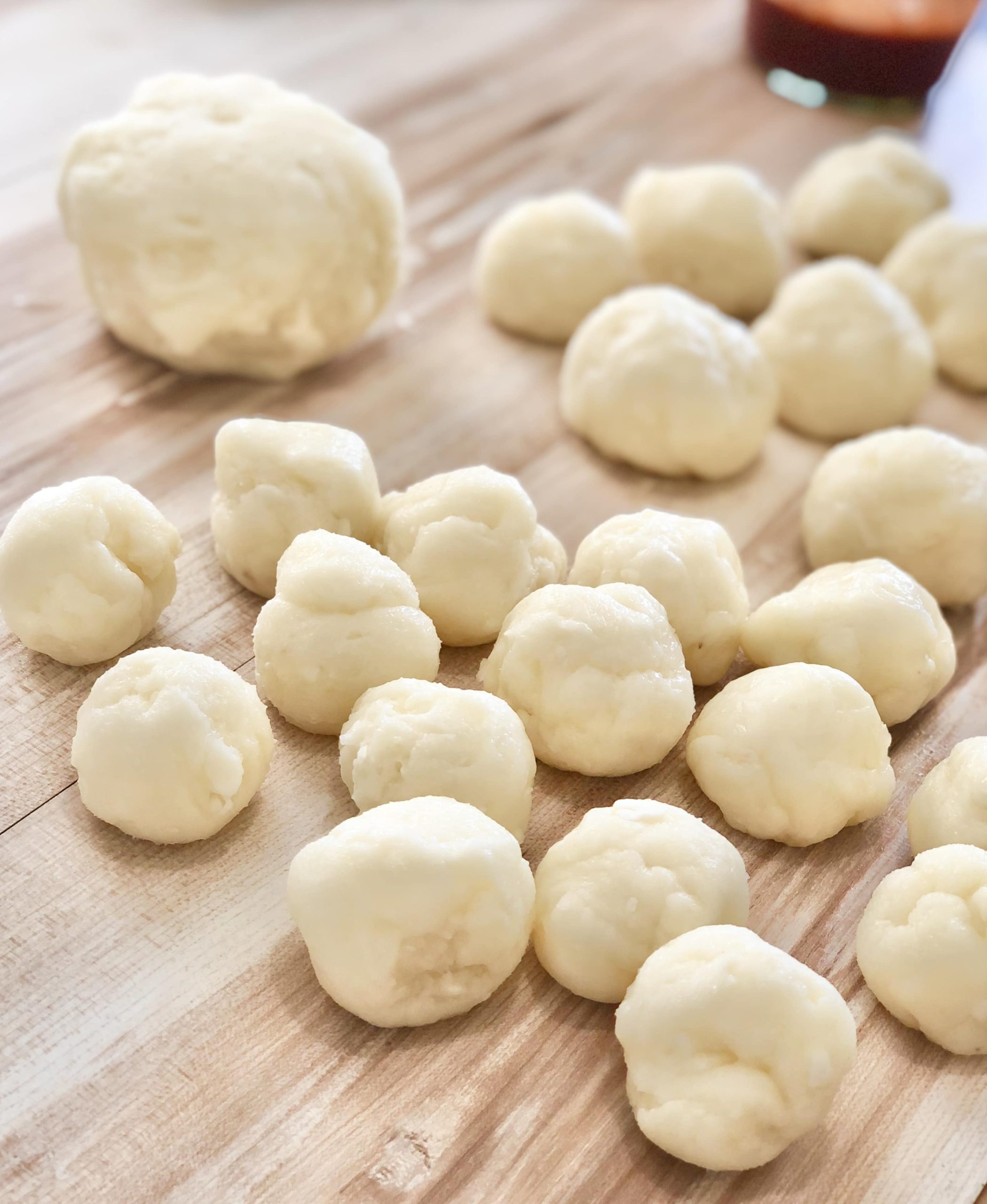 Boules de pate à base de manioc